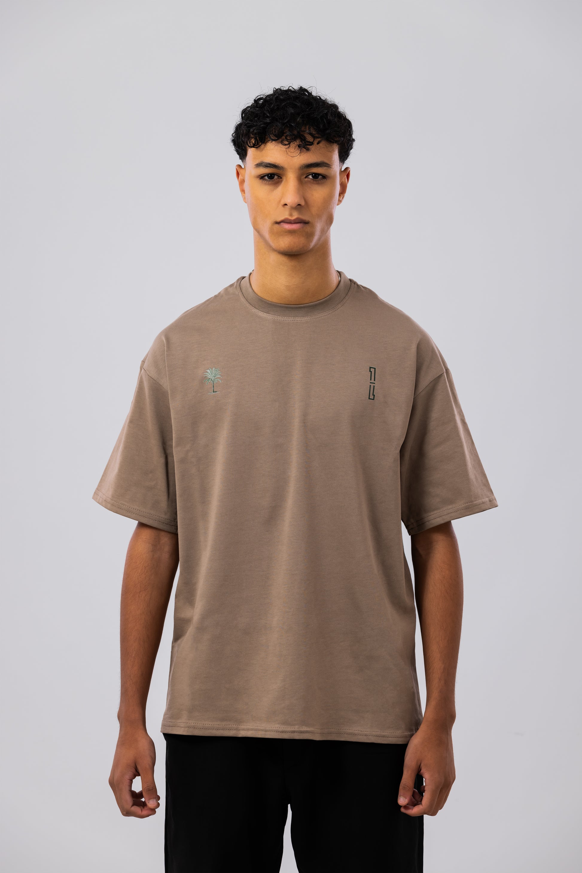 Lost in the desert - Beige oversized t-shirt