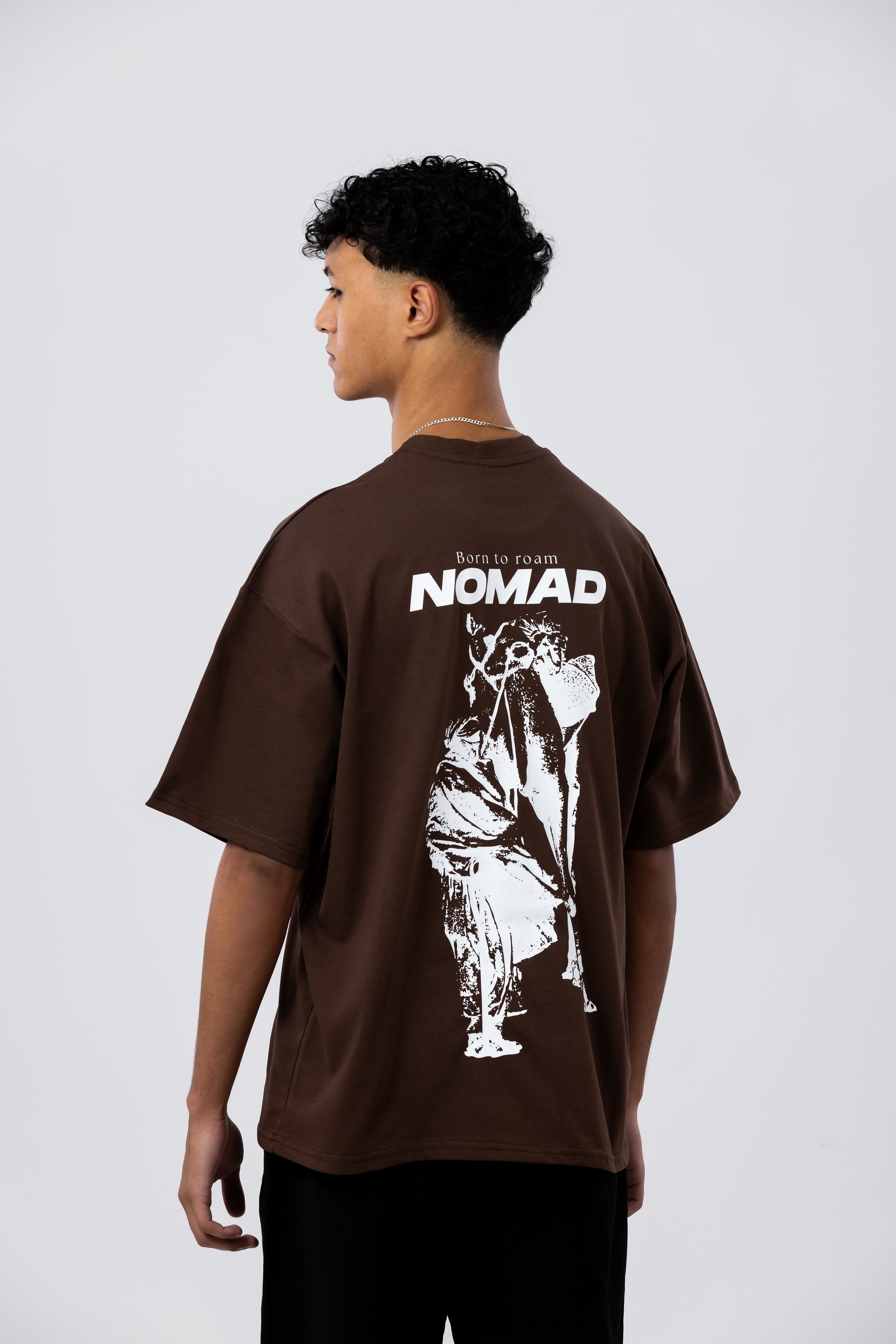 NOMAD. - Brown oversized t-shirt