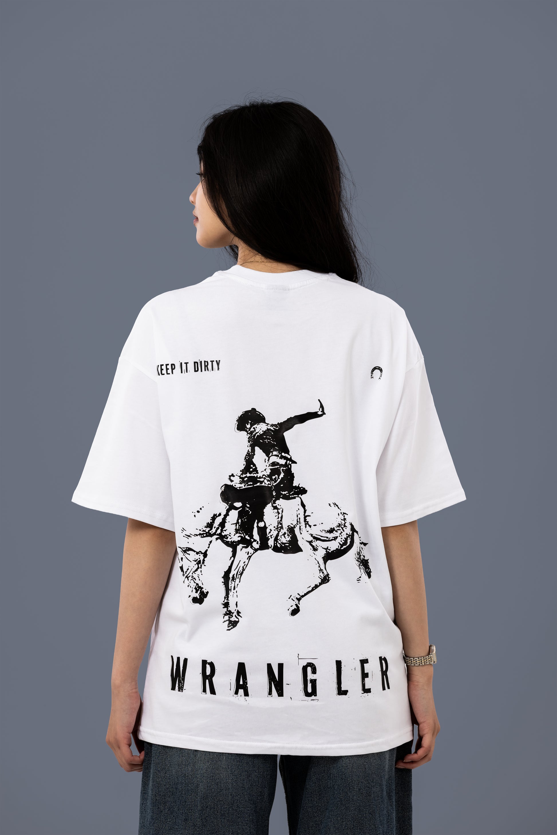 Wrangler - White oversized t-shirt